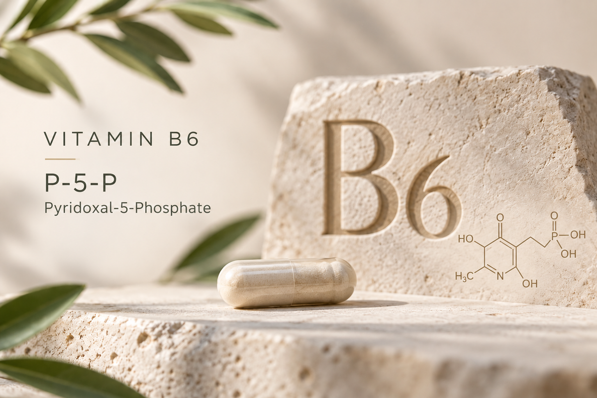 Βιταμίνη B6 P-5-P (Pyridoxal-5-Phosphate)