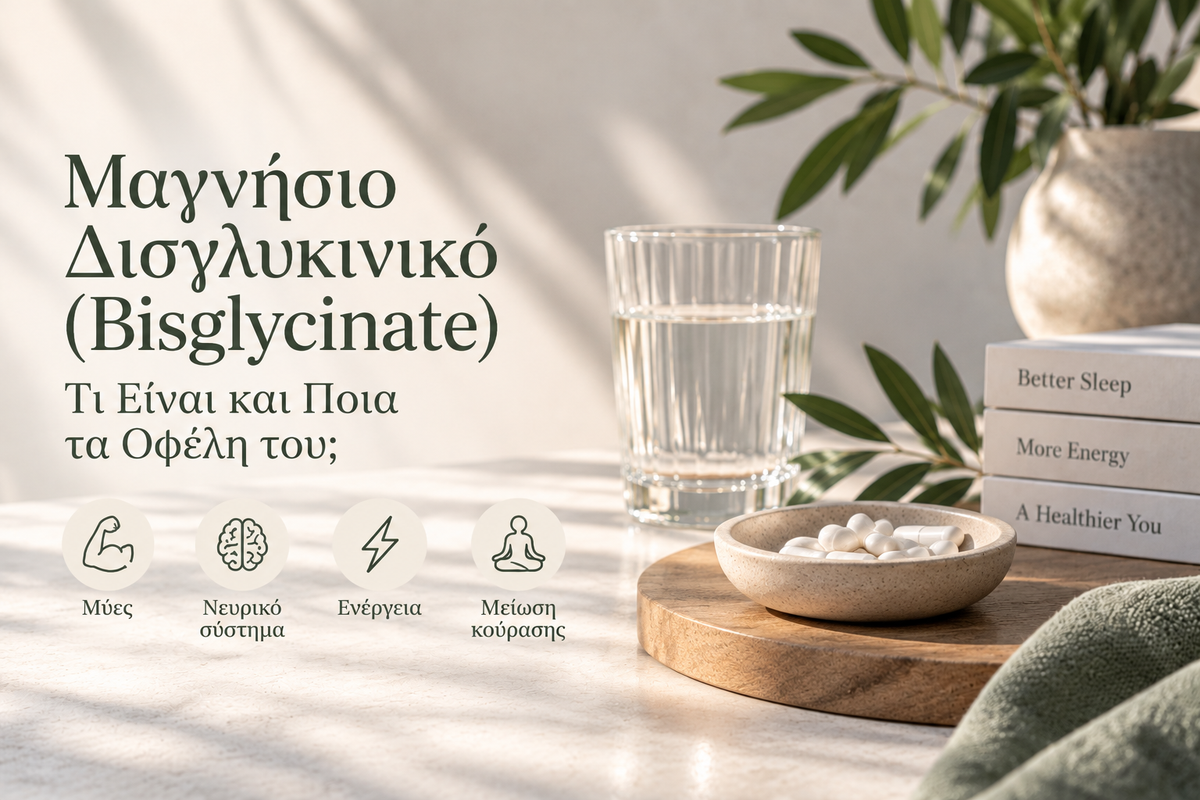 Μαγνήσιο Δισγλυκινικό (Bisglycinate): Τι Είναι και Ποια τα Οφέλη του;